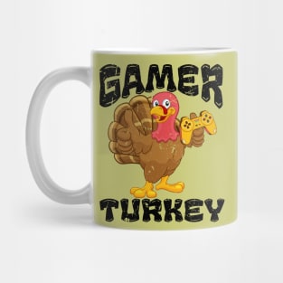 Turkey GAMER Funny Thanksgiving Mug